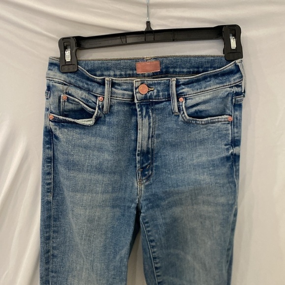 MOTHER The Rascal Ankle Fray in Bonfire Lighting Size 26 flawed see pic - Picture 9 of 16